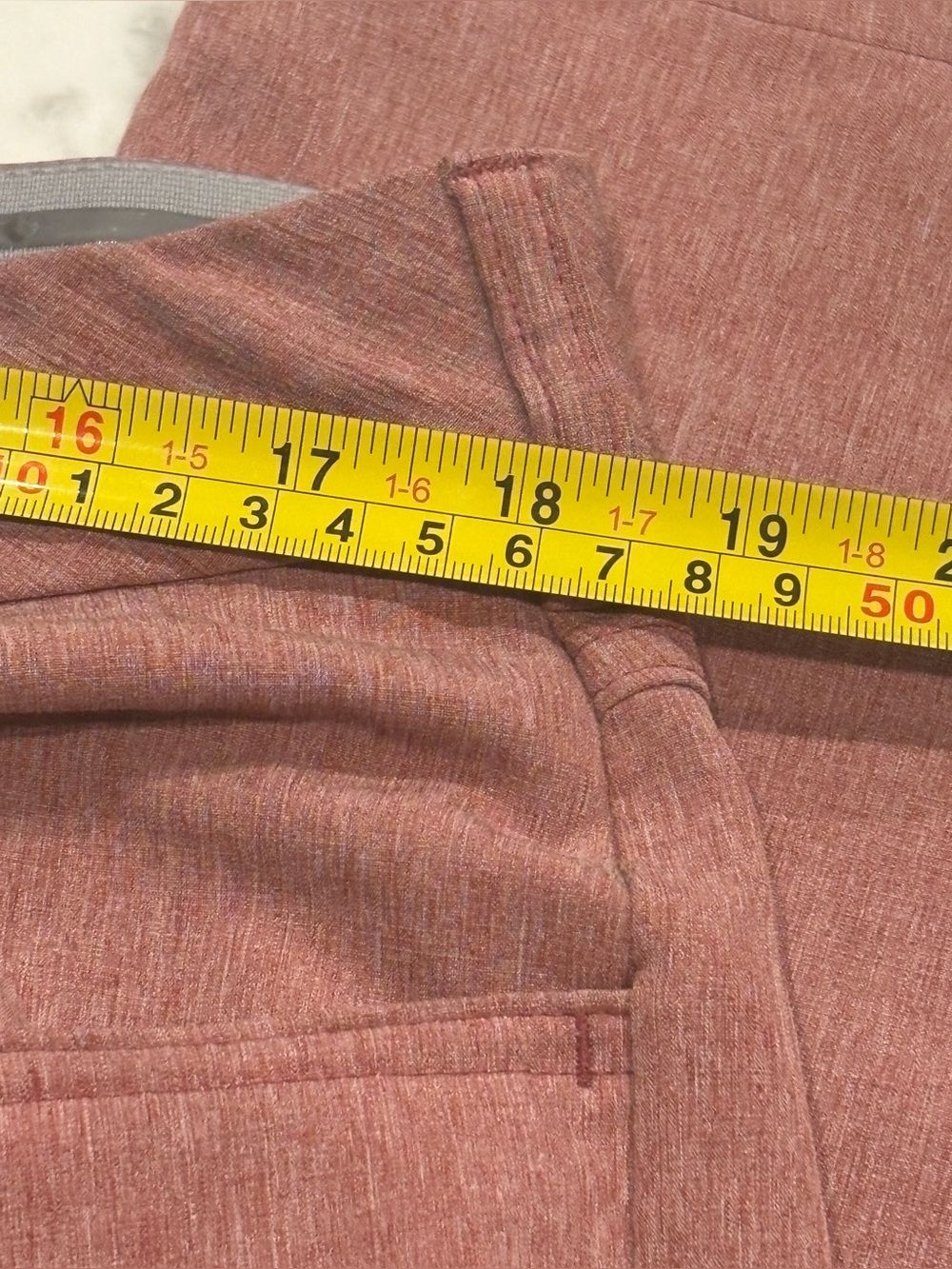 Walter Hagen Perfect 11 5 pocket slim fit golf pants, 36-30 , Dk red heather - Picture 7 of 11
